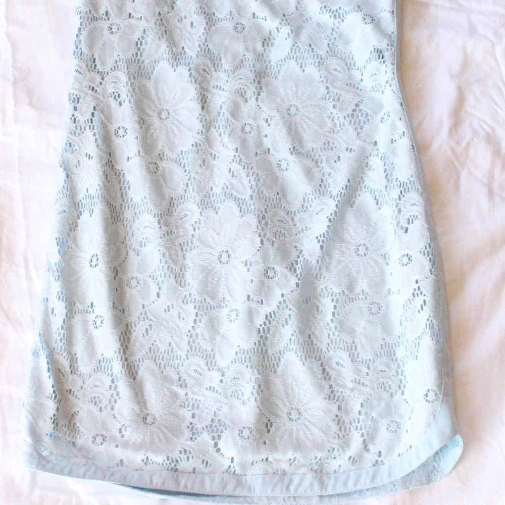 Donna Morgan Lace Shift Dress